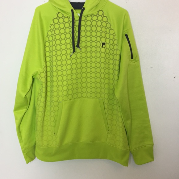 fila neon hoodie